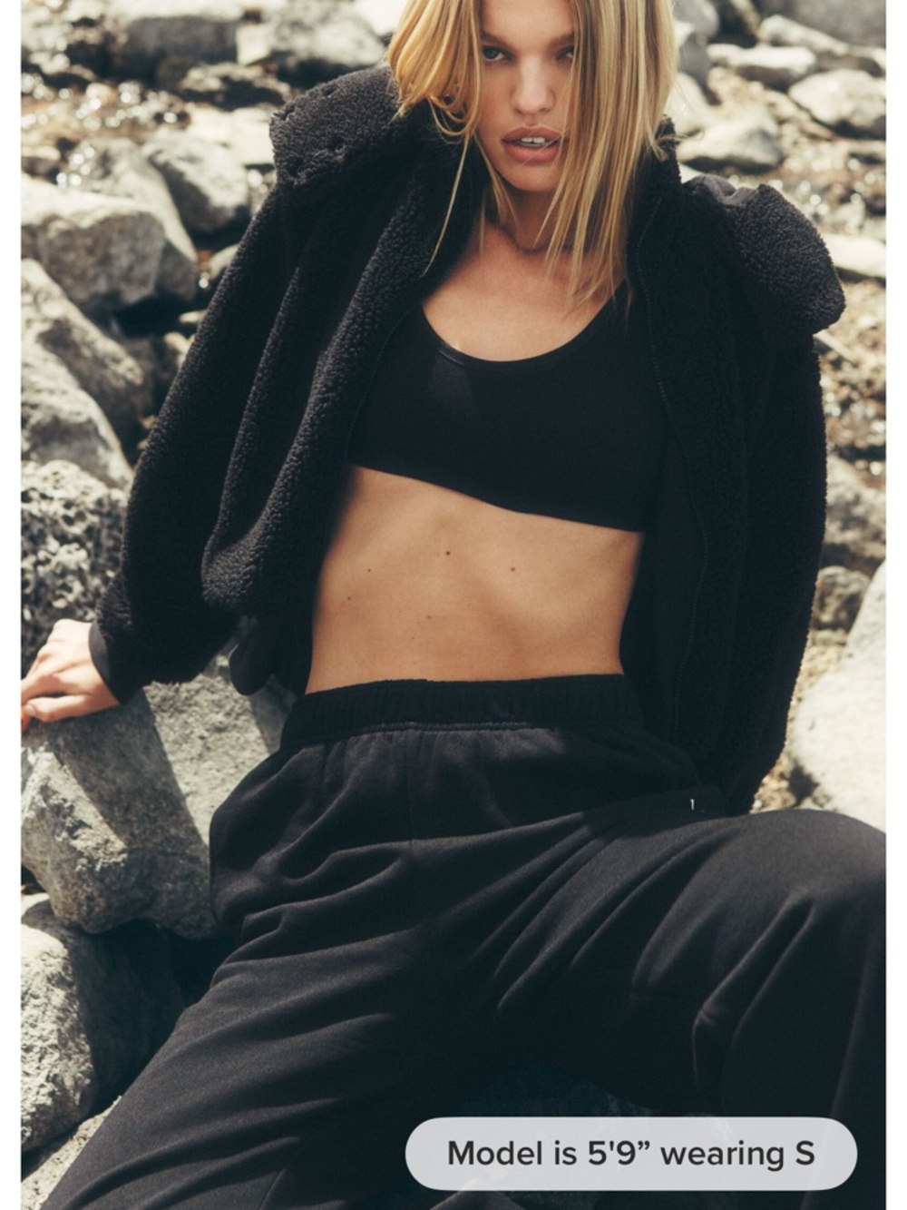 ALO foxy Sherpa black